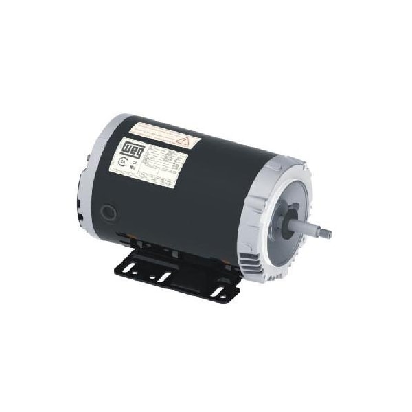 Weg 2 HP, 56HJ Frame, 208-230/460V AC Voltage, 3600